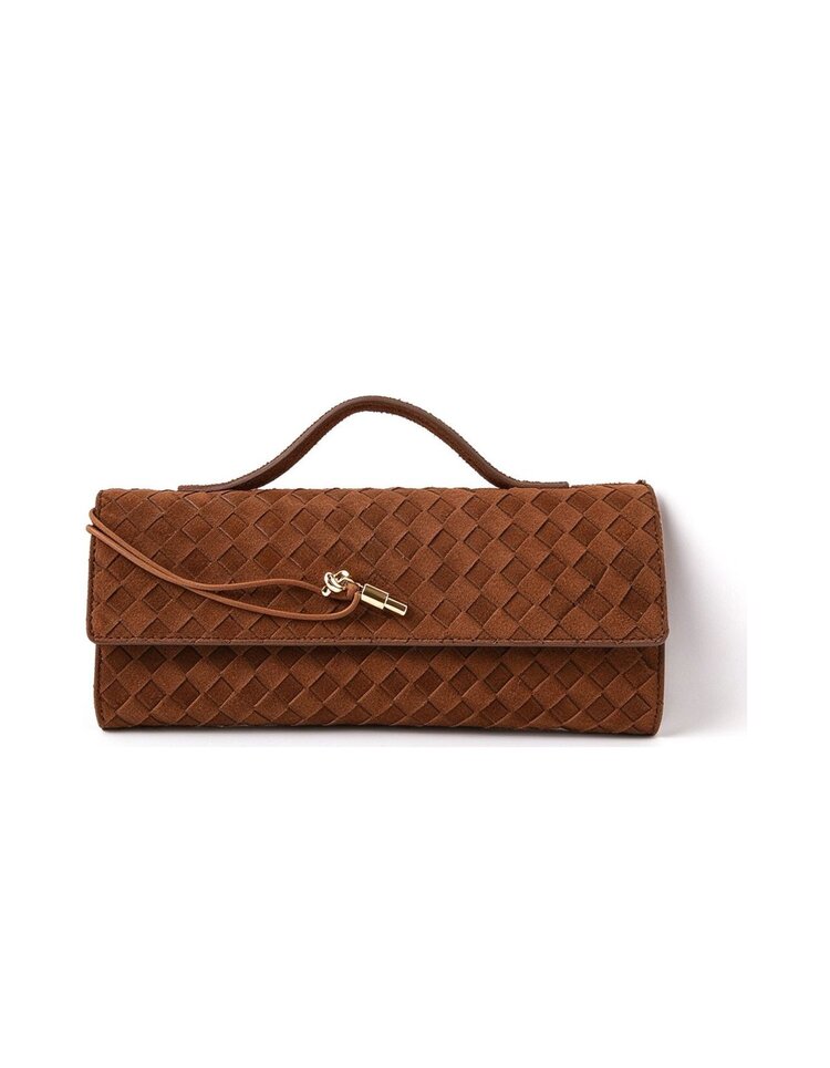 Giuliano Leather  Leder-Clutch | Geflochten | 552675