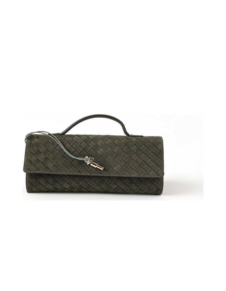 Giuliano Leather  Leder-Clutch | Geflochten | 552675