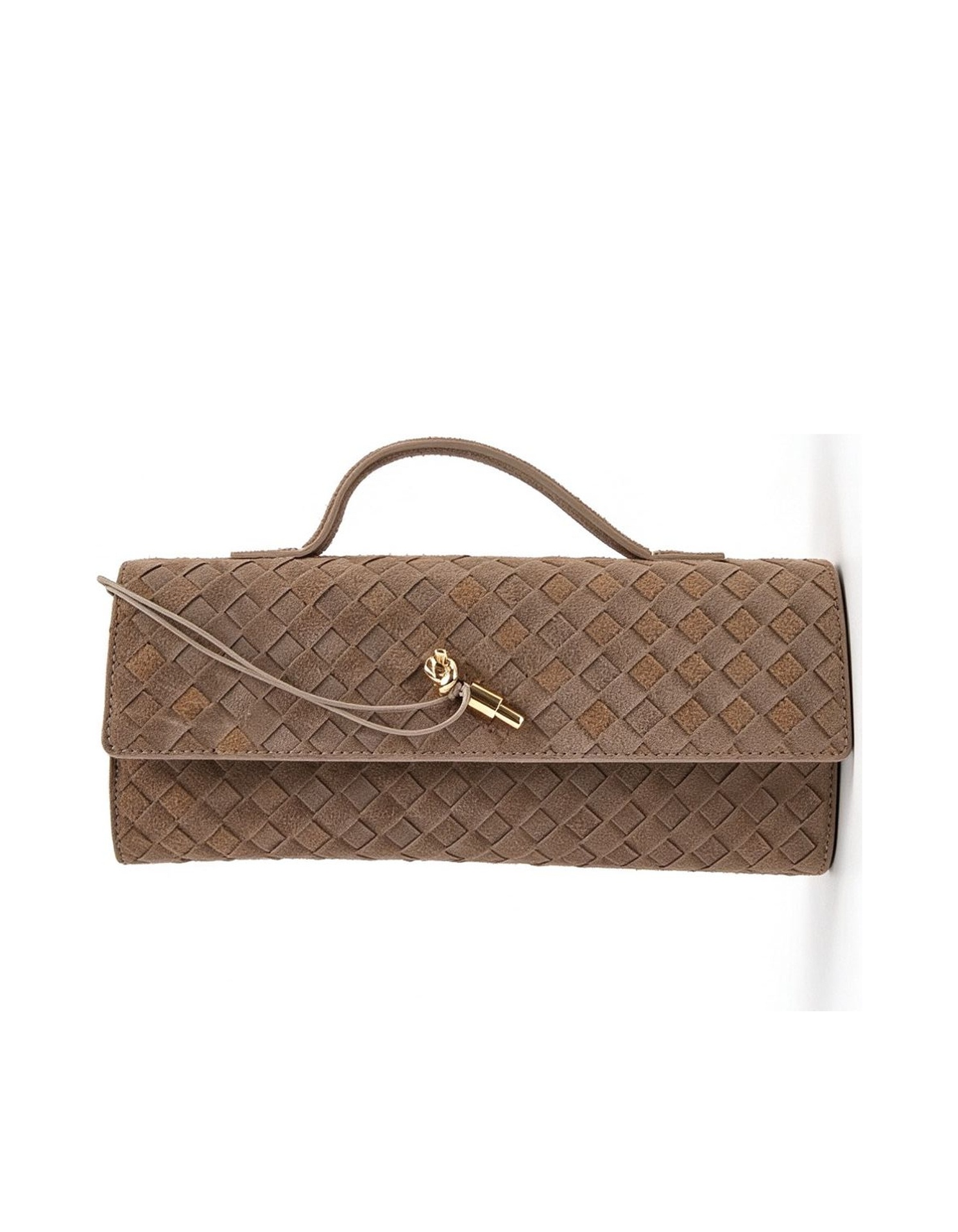 Giuliano Leather Lederen clutch | Gevlochten | 552675, foto 3 van 6