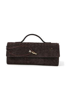 Giuliano Leather  Lederen clutch | Gevlochten | 552675