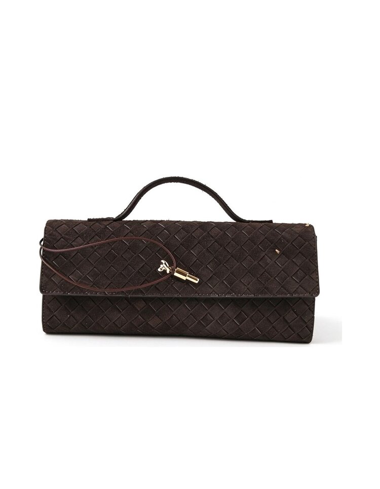 Giuliano Leather  Leder-Clutch | Geflochten | 552675