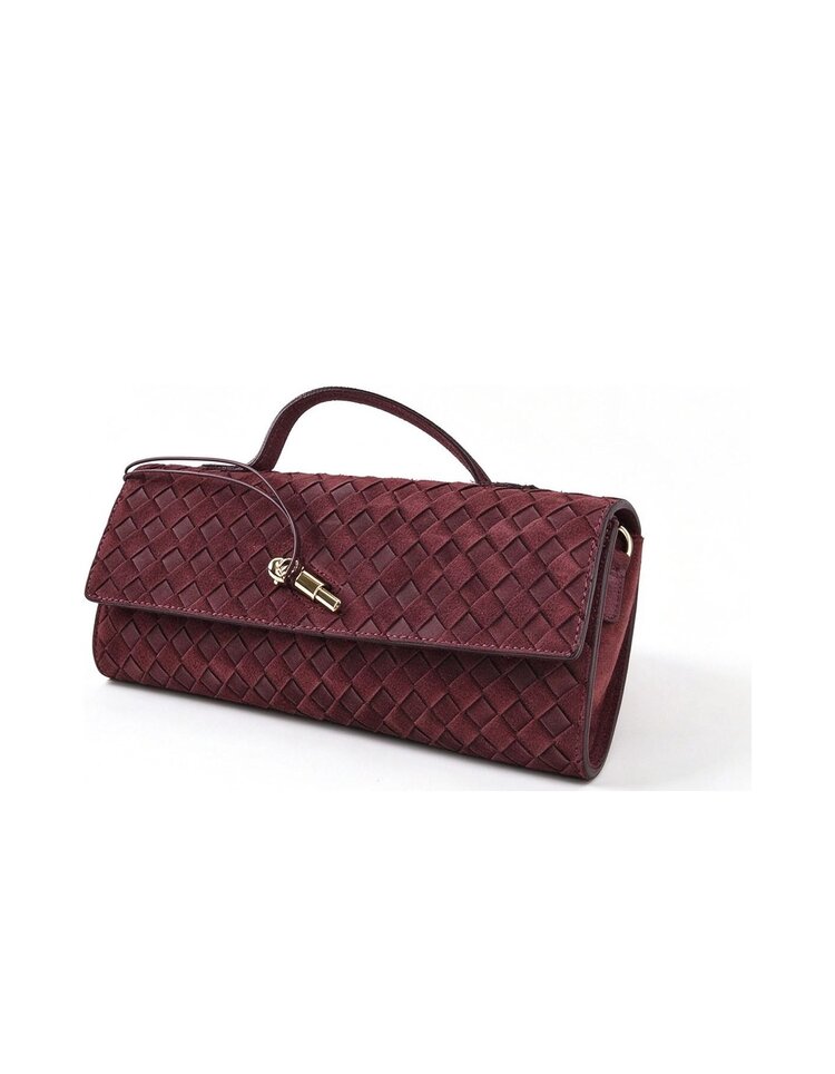 Giuliano Leather  Leder-Clutch | Geflochten | 552675