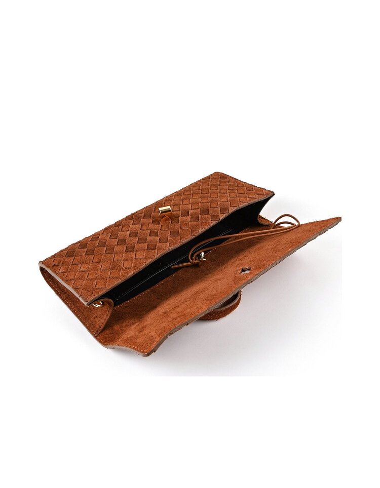 Giuliano Leather  Leder-Clutch | Geflochten | 552675