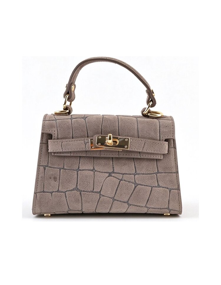 Giuliano Leather  Lederen handtas | Suede croco | 552673