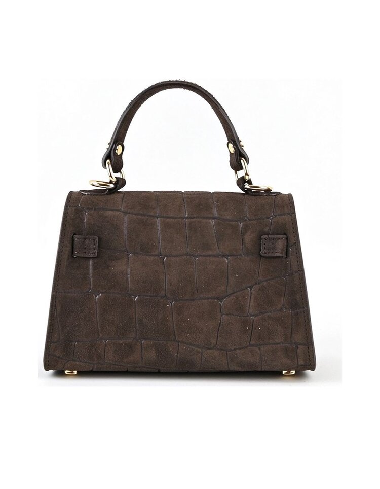 Giuliano Leather  Lederen handtas | Suede croco | 552673
