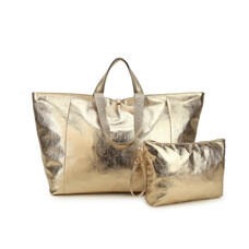Metallic kunstleer