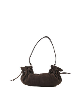 Giuliano Leather  Leder-Schultertasche | Wildleder | 552693