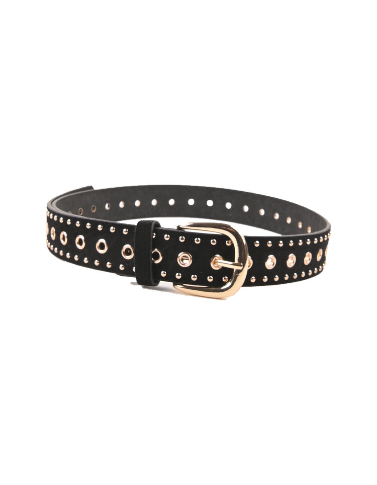 Giuliano Gürtel | Wildlederimitat | Studs | 400015