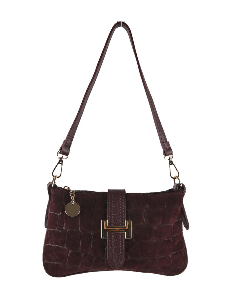 Giuliano Leather  Lederen schoudertas | Suède | 552672