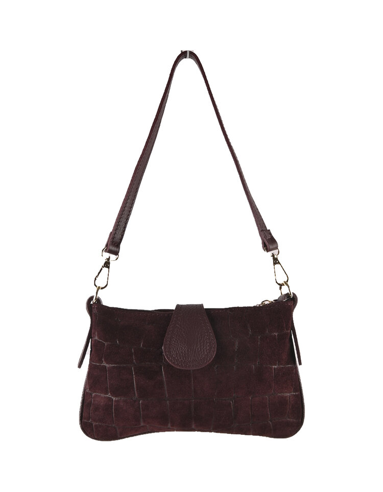 Giuliano Leather  Lederen schoudertas | Suède | 552672