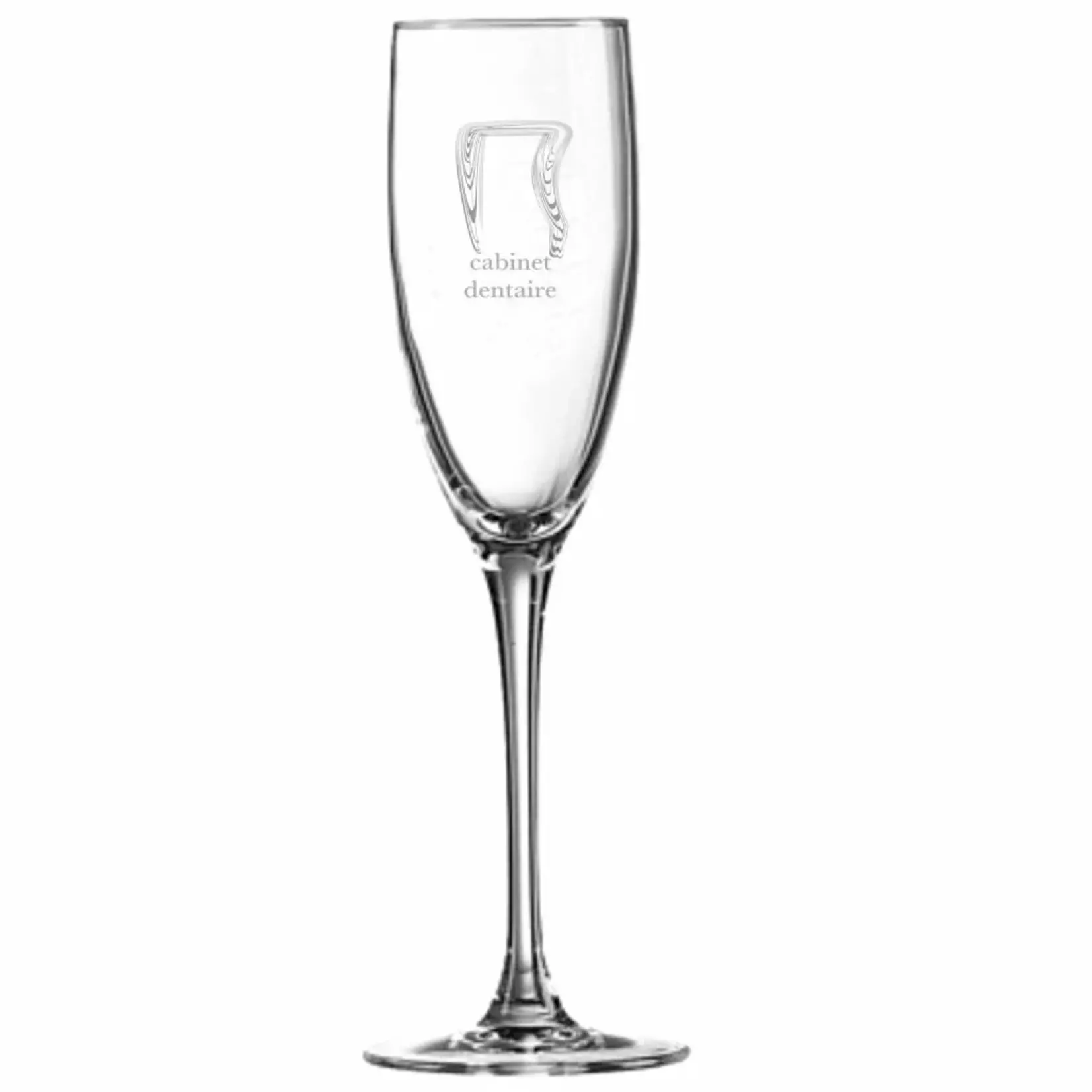 Flûte à champagne  Lana avec logo