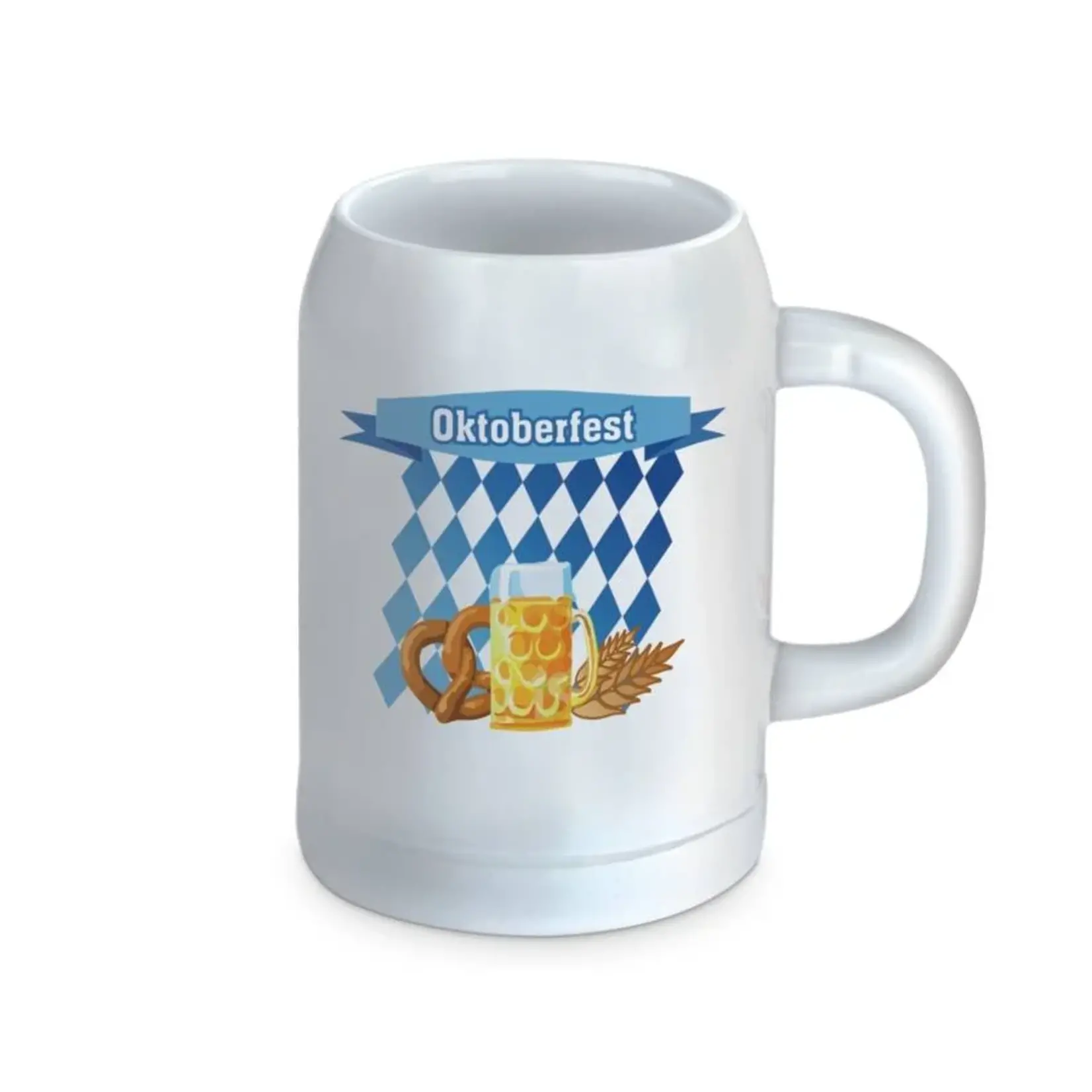 Keramische Bierpul met logo