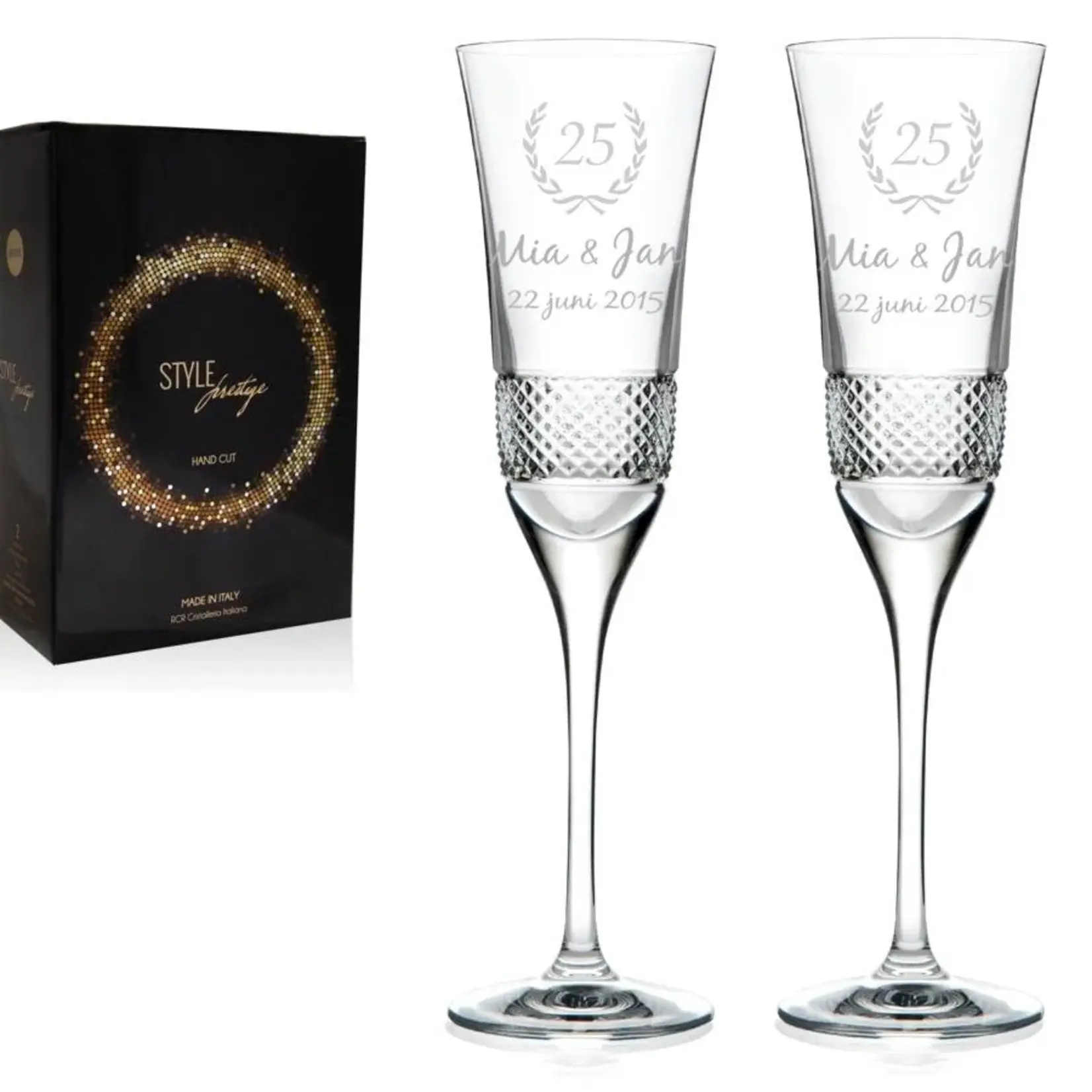 Ensemble de verres à champagne Prestigio