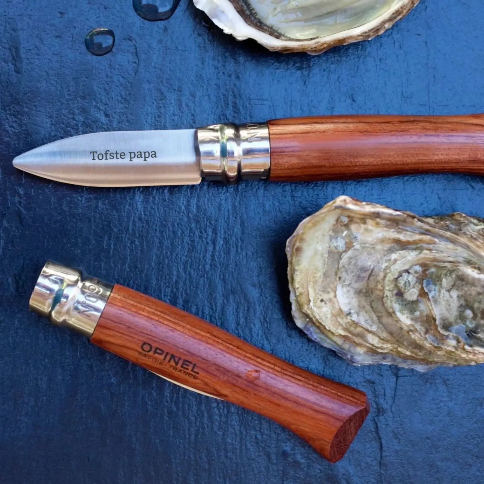 Oestermes Opinel N°09 met gravering