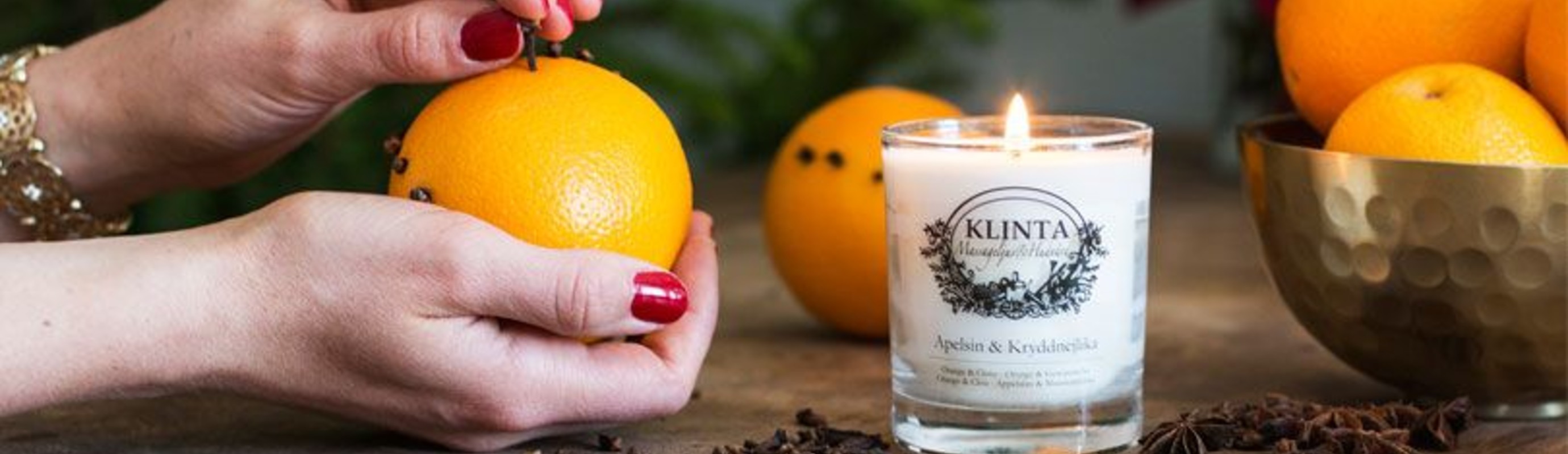 Take care of your home and your skin with Klinta scented candles!
