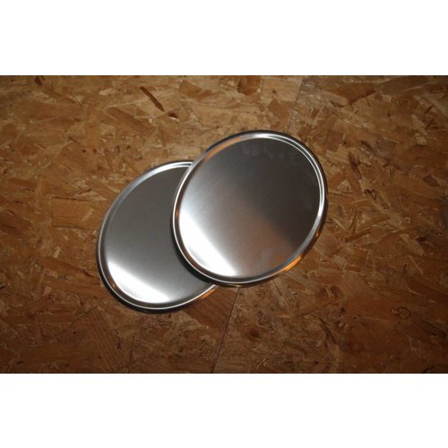 Handgefertigte Stahlplatte Oval