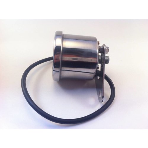 1: 7 Mechanical (kabel) Toerenteller Wit/chroom