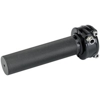 1" Poignée des gaz "Whiskey Throttle" avec câble noir unique