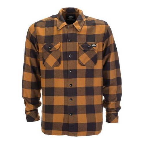 Dickies Sacramento-Hemd - Brown-Ente