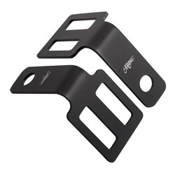 Motone Indicator Brackets Under Seat Mount Black