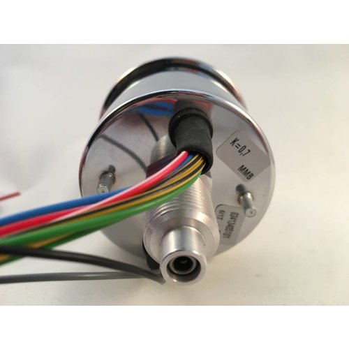 60MM Chrom Tacho 220 km/h + 4 Funktions