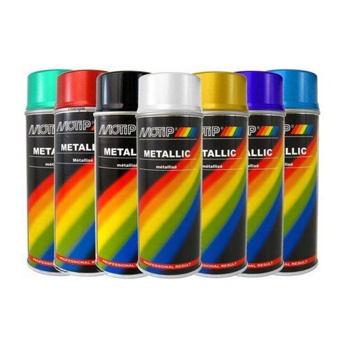 Motip Metallic Verf 400ML (Verschillende Kleuren!!)