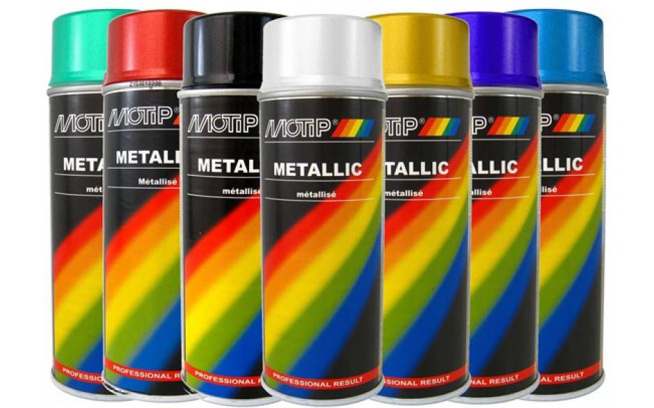 Nieuwheid strijd incompleet Metallic Verf 400ML (Verschillende Kleuren!!) - CafeRacerWebshop.com