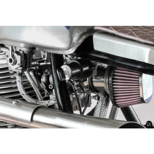 Yamaha SR400 - Zündhalterung Edelstahl