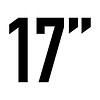 17 pollici