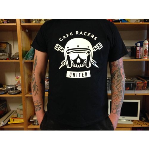 MCU Cafe Racers United Skull T-Shirt