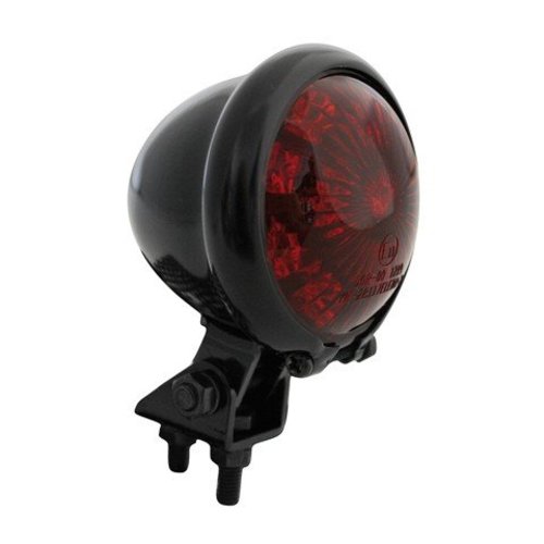 Éclairage de casque réglable à LED, Feu arrière rouge