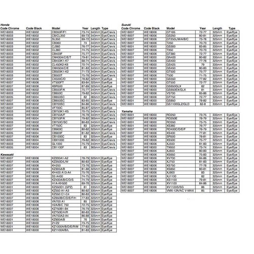 Emgo Set Zwarte Schokbrekers Type 2