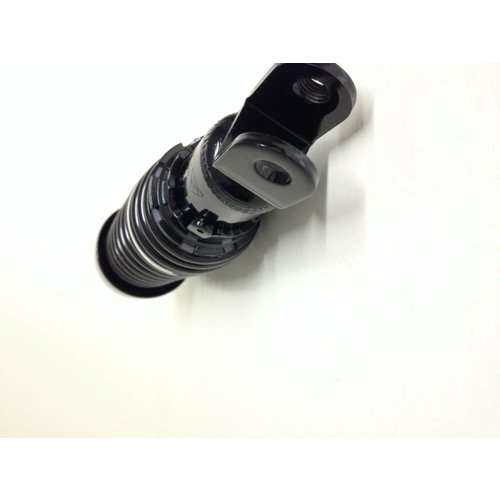Emgo Zwarte Cafe Racer Schokdempers Type 2 - Gloss Black, Eye/Clevis Bevestiging, 340 mm of 365 mm, met Montagemateriaal voor Honda CB/CBX (CB650SC/CB750F/CB900F/CBX1000/CB1100F) 1979-1983