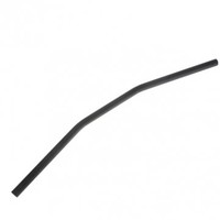 22mm x 700mm Zwarte Drag Bar - 7/8" Poedergecoat Metalen Stuur
