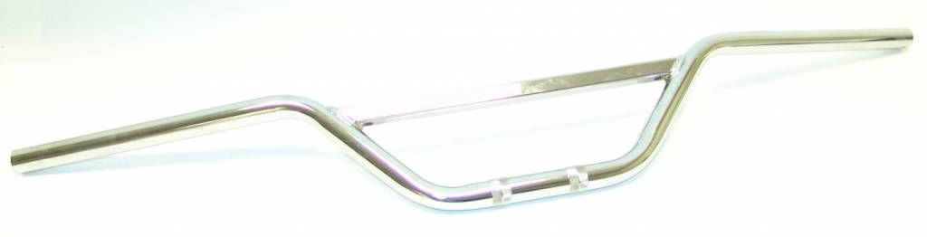 7/8" Euro Tracker Drag Handlebars - Stainless Steel - For Cafe Racer Scrambler Bobber