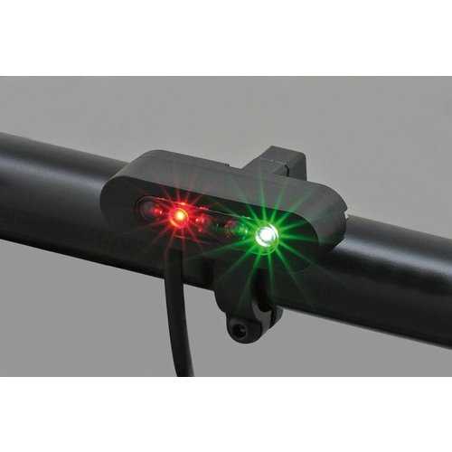 Daytona Unité de voyants 5 LED étanche pour guidon 22 mm (7/8") et 1 pouce