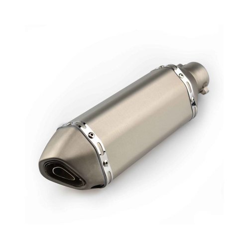 Hexagonal GP Silencer Stainless Steel 51mm + dB-Killer