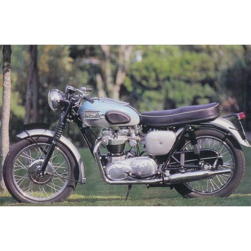 Emgo Soufflets de fourche Type 6 (Paire) - 35 mm à 22 mm x 230 mm pour Triumph T100/T110/T120 (Pre-Unit/Unit) 1954-1964