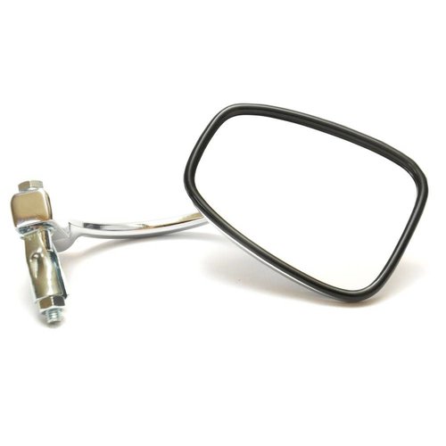 Old school Chrome Bar End Cafe Racer Mirror CafeRacerWebshop