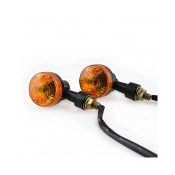 Pair of Black & Amber Turn Signals