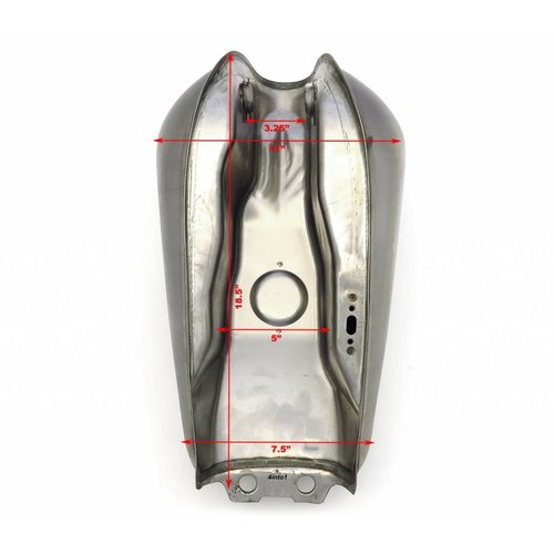 Suzuki Style Fuel Tank mit Zubehör Type 2