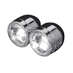 Twin Headlight Dubbele Koplamp Chrome