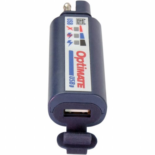Optimate TecMate Universal USB Compact Charger with SAE Connector Optimate TecMate Universal USB Compact Charger with SAE Connector