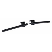 Guidon Clip-On Noir 41 mm Avec Inclinaison De 15 Degrés Pour Poignées Et Commandes De 1"