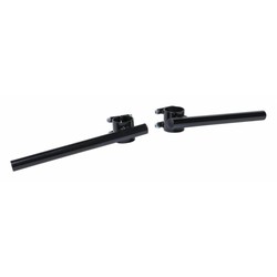 41MM 1" or 25.4MM Black Cafe Racer Clip-ons