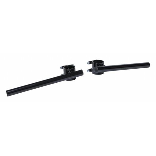 Emgo 41 mm Zwart Clip-On Stuur Met 15 Graden Hoek Voor 1" Handvatten En Bediening