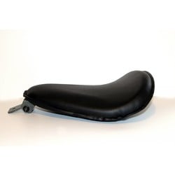 Bobber Seat with Hinge + Springs - Slim Line Black