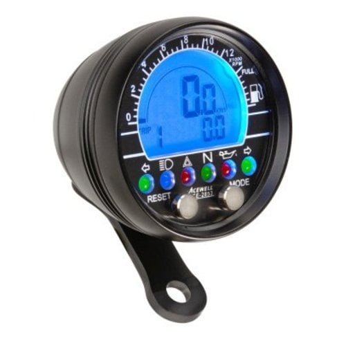 Acewell 2853 AS Speedo with Black Housing