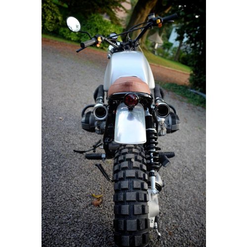 Emgo Classic Cafe Racer Tulip Megaphone Silencer 51 cm Chrome with 35 mm - 45 mm Reducers and 48 mm Type 3 DB Killer