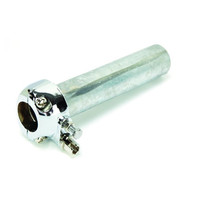 Manopola del Gas Cromata per Manubrio 1" (25.4 mm) - Cavo Singolo